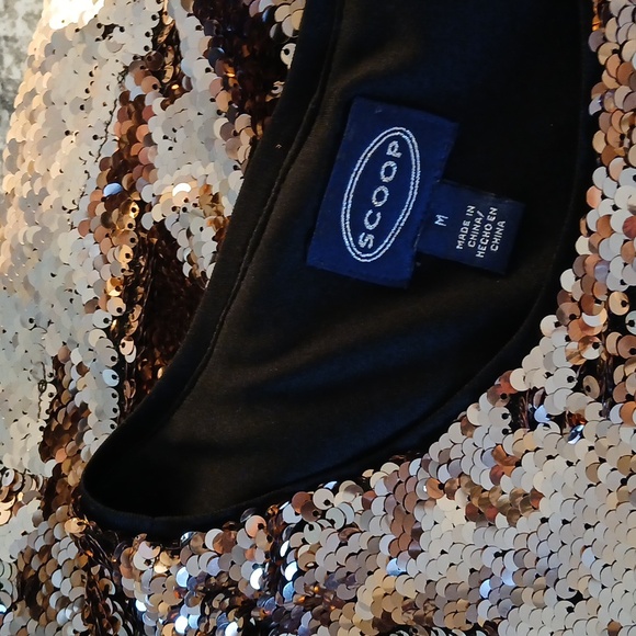 ✨️ Sequin women's blouse top size M - Picture 7 of 9